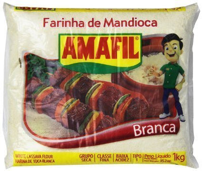 Farinha de Mandioca Branca Amafil 1kg