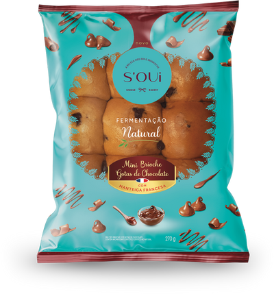 Brioche Mini Chocolate Chips S'OUI 270g