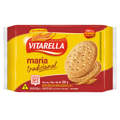Vitarella Biscoito Clássico Maria Tradicional 400g - BR Emporio