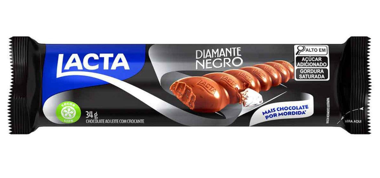 Chocolate Diamante Negro 34g - Lacta