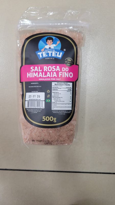 Sal Rosa do Himalaia Fino Teteu 500g