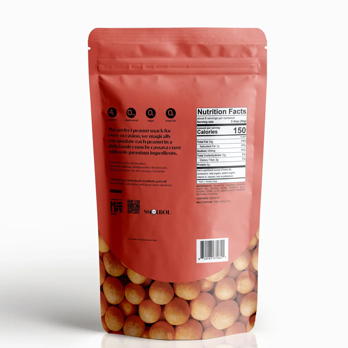 Ovinhos de Amendoim Chili Lime Smolbol 170g / 6oz