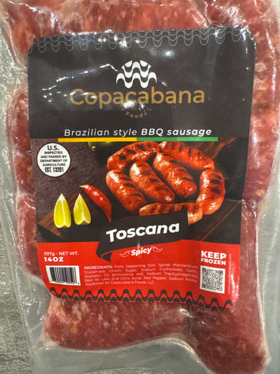 Linguiça Toscana Spicy Copacabana 397g - 14oz