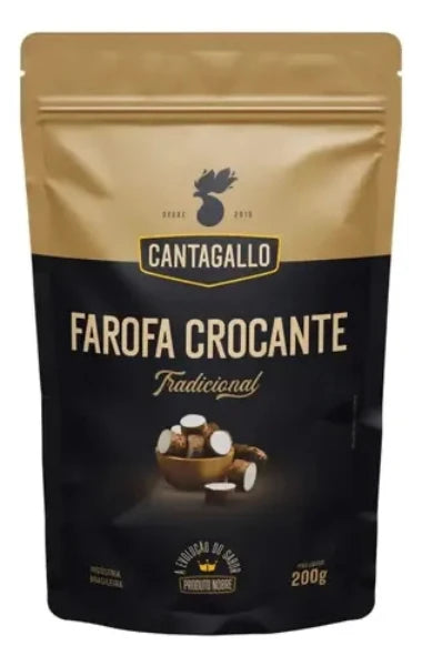 Farofa Crocante Tradicional Cantagallo 200g