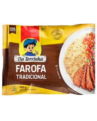 Farofa Temperada Terrinha 400g