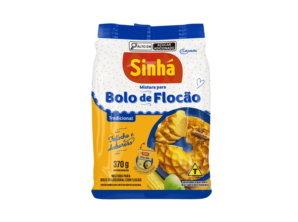 Sinhá Traditional Flocão Cake Mix, 370g