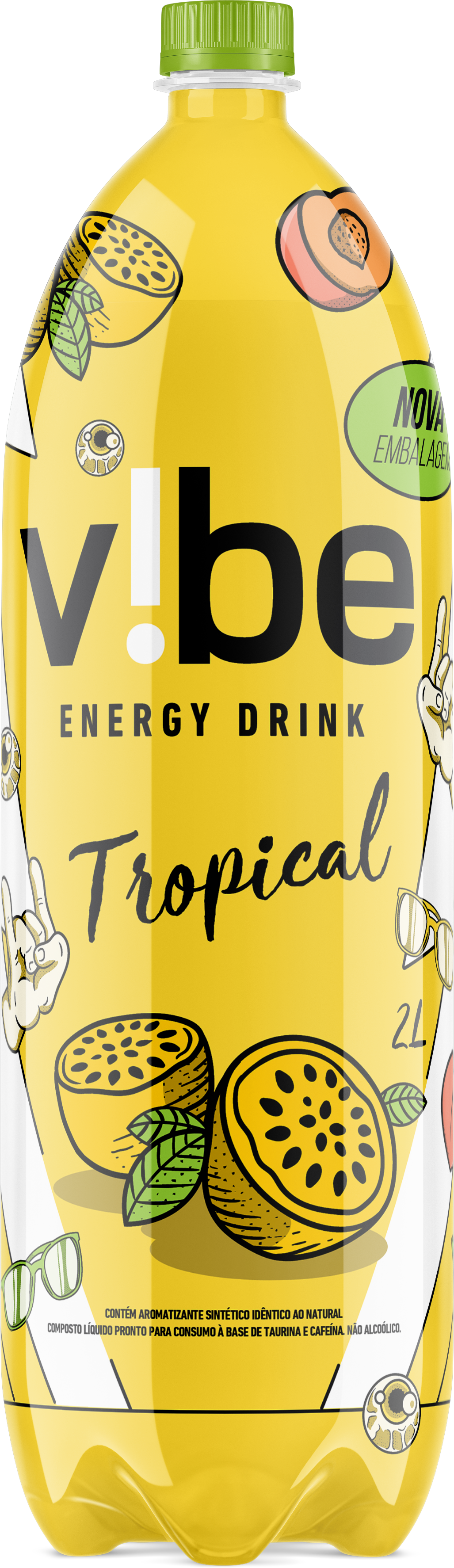 Vibe Energy Drink – Tropical, 2L